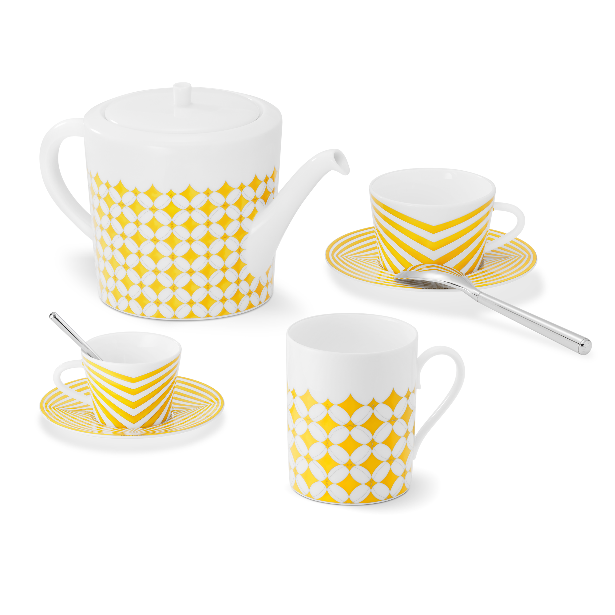 Dolce Vita Set of 2 Teacups - Luxury Yellow | LOUIS VUITTON